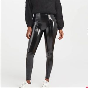 Spanx Patent Leather Leggings - SP